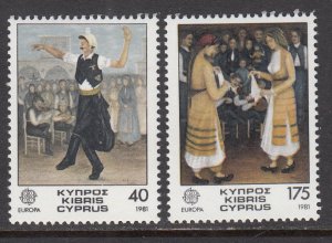 Cyprus 560-561 Europa MNH VF