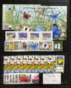 Jersey, Postage Stamp, #1216-1241 Mint NH, 2006 Butterfly, Flower, Automobile