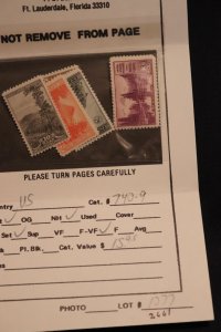 US 740-749 MNH FVF set (#2661)