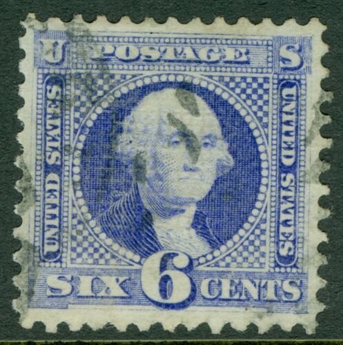 USA : 1869. Scott #115 Extra Fine, Used. Choice stamp. Well centered. Cat $225. 