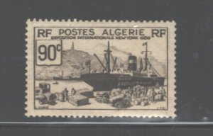 ALGERIA 1939 SHIP TOPIC #128 TRULY MNH & ORIG GUM