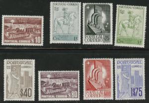 PORTUGAL Scott 587-594  MH* Lisbon Intl Expo set 1940 CV $30