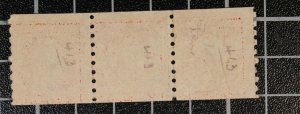 Scott 413 2 Cents Washington Used Joint Line Pair 3 Stamps SCV $375.00