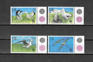 TRISTAN DA CUNHA 1999 WWF SG 651/4 MNH