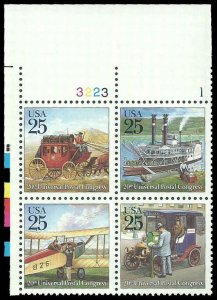 PCBstamps   US #2434/2437 PB $1.00(4x25c)Traditional Mail Deliv, MNH, (PB-1)