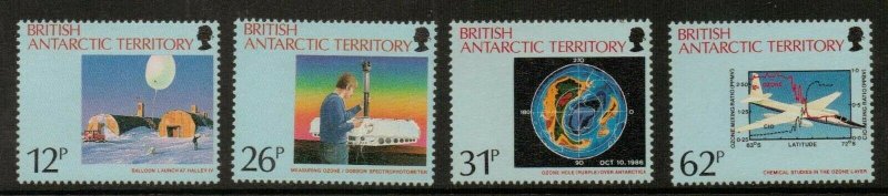 BRITISH ANTARCTIC TERR. SG192/5 1991 ANTARCTIC OZONE HOLE MNH