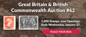 The 62nd Great Britain & Commonwealth Auction