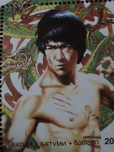 BATUM-RUSSIA-SUPER KUNGFU MOUVIE STAR-BRUCE LEE-ENTER TO THE DRAGON-MNH-S/S-VF