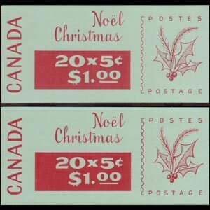 CANADA 1968 - Scott# 488A-Q Booklets-Eskimo Carving LH