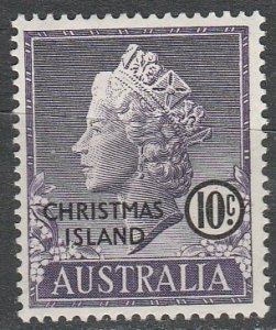 Chrismas Is.    6      (N**)      1958    Le $0.10   ($$)