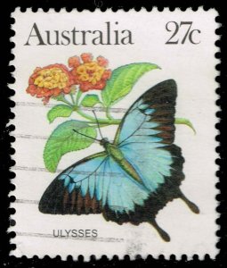 Australia #875 Ulysses Butterfly; Used