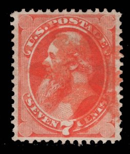 MOMEN: US STAMPS #149 RED CORK USED VF/XF LOT #86931**