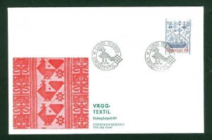 Sweden.  FDC Cachet 1979  Wall-Textile.  Engraver M Franzen-Matthews