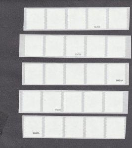 PNC5 4c Blueberries B1111US #5653 5 digit Bottom BN Set 5 MNH