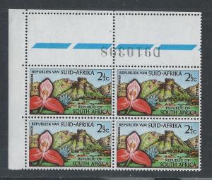 SOUTH AFRICA SC# 284 PANE D B/4 FVF/MNH 1963 