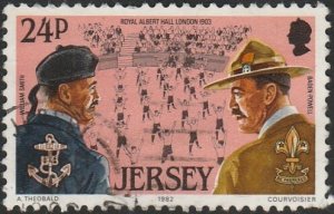 Jersey #297 1982 24p Baden Powell Boy Scouts USED-VF-NH.
