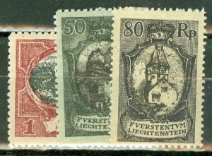 HO: Liechtenstein 62-69 MNH CV $800; scan shows only a few