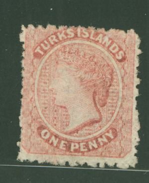 Turks Islands #1 Unused Single