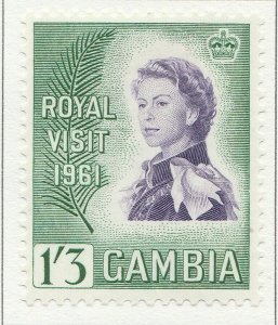 1961 GAMBIA 1s3d MH* Stamp A4P40F40099-