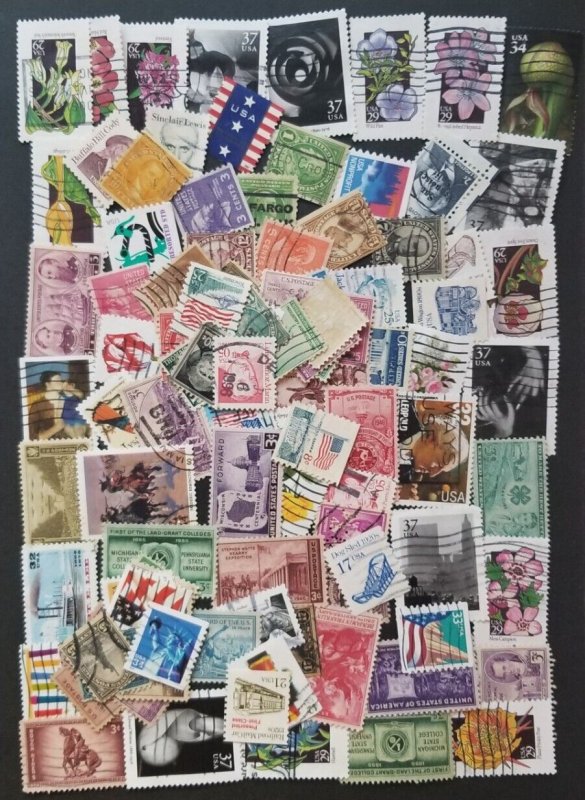 US 100 Different Used Stamp Lot Collection T6079