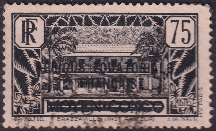 French Equatorial Africa 1936 Sc 21 used