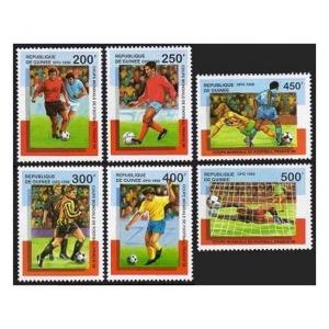 Guinea 1443-1448,1449,MNH. World Soccer Cup France-1998.