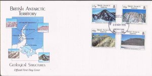 British Antarctic Territory Scott 231-234 Unaddressed.