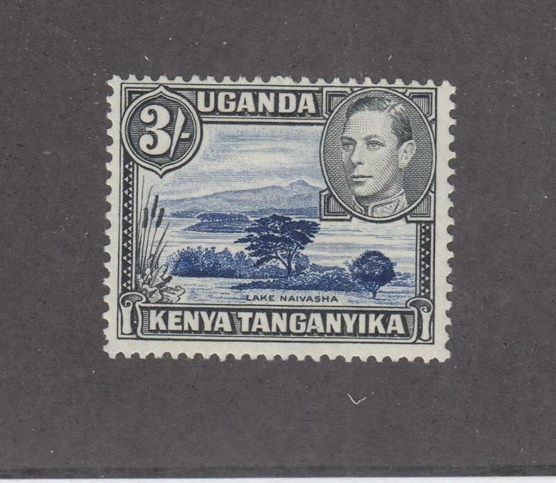 KENYA UGANDA & TANGANIKA # 82a MLH KGV1 3sh CAT VALUE $35