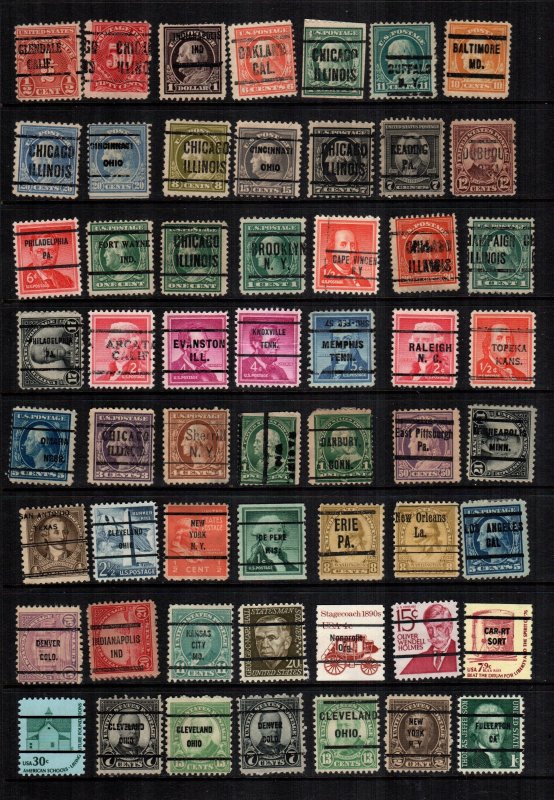 United States  55 used precancels