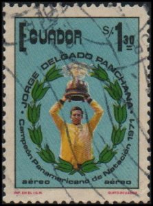 Ecuador C552 - Used - 1.30s J. D. Panachana / Swim Trophy (1975)