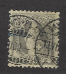 Switzerland SC#85 Used F-VF SCV$21.00...Nice Stamps!