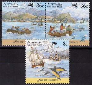 ZAYIX Australia 1028-1029 MNH Cape of Good Hope Ships Fishermen 090722S40