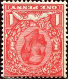 Sg336Wi SPEC N10b(1), 1d scarlet, M MINT. Cat £30. WMK MULT CYPHER INVERTED.