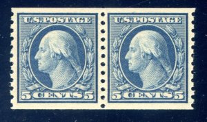 US SCOTT #496 PAIR MINT-XF-SUP-OG-NH GRADED 95 W/ PSE CERT SMQ $125 (6/3/24 GP)