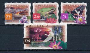 [42021] Australia 1997 Animals Flora Fauna Crocodile Frog Butterfly Birds MNH