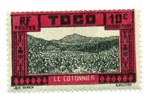 Togo 1925 #J12 MH SCV(2022)=$0.35