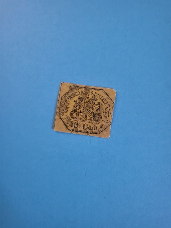 Stamps Roman States Scott #17 used
