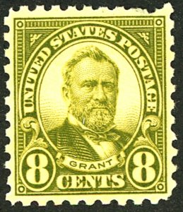 U.S. #589 MINT OG NH