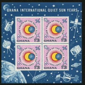 GHANA Sc#81a//191a 1960-64 Five Souvenir Sheets Mint NH