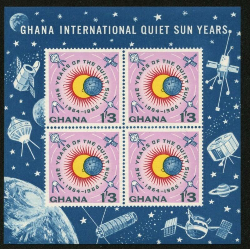 GHANA Sc#81a//191a 1960-64 Five Souvenir Sheets Mint NH