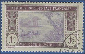Ivory Coast #42 1913 Used