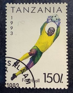 Tanzania 1993 Scott 1022 CTO - 150sh, Sport, Soccer, Football
