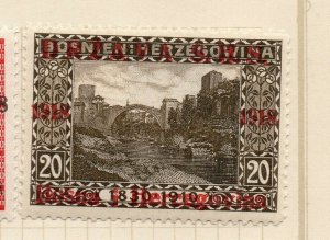 Jugoslavia 1918 Early Issue Fine Mint Hinged 20h. Optd NW-183712