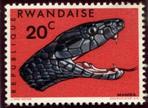 194-195 Rwanda 20c-30c Snakes, MNH/MH