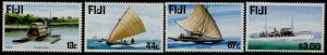 Fiji 830-3 MNH Maritime Heritage, Canoe, Ships