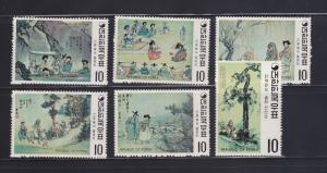 Korea 781-786 Set MNH Art, Paintings (B)