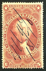 U.S. #R84d USED SILK PAPER