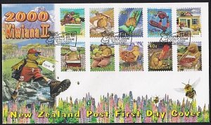 NEW ZEALAND 2000 Kiwiana II self adhesive set on FDC.......................B7065