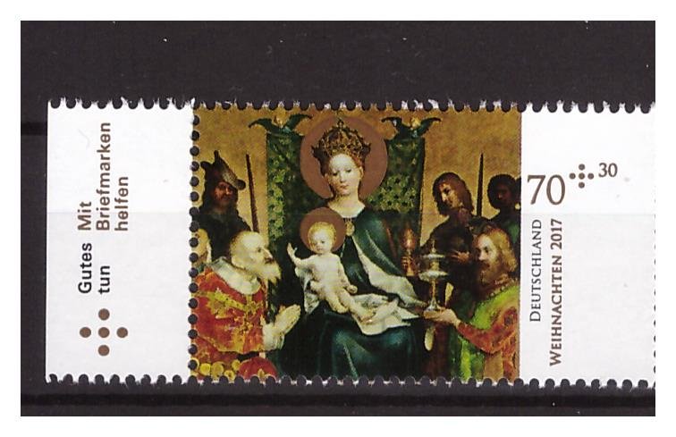 GERMANY 2017 CHRISTMAS  1v  MNH