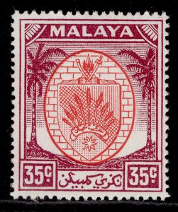 MALAYSIA - Negri Sembilan GVI SG57, 35c scarlet & purple, NH MINT.